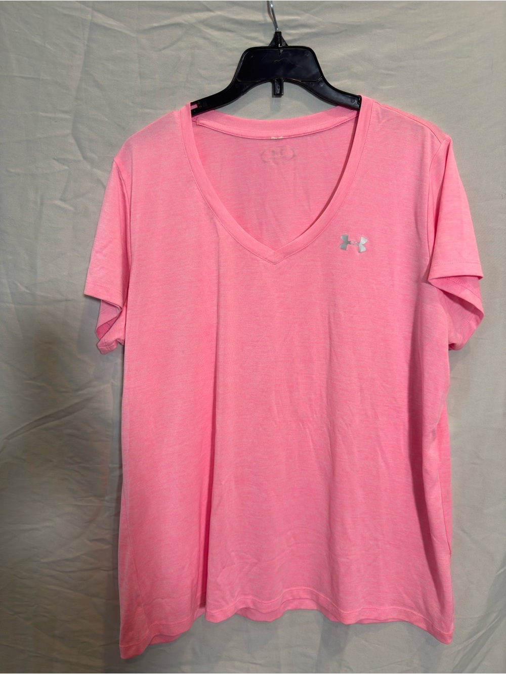 Under Armour Pink V-Neck Active Tee